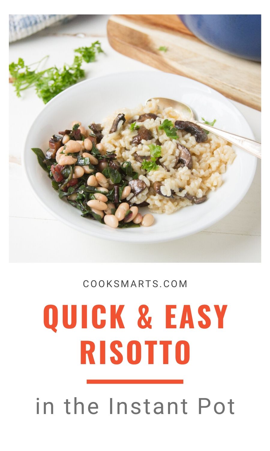 Instant Pot Mushroom Risotto Recipe | Cook Smarts