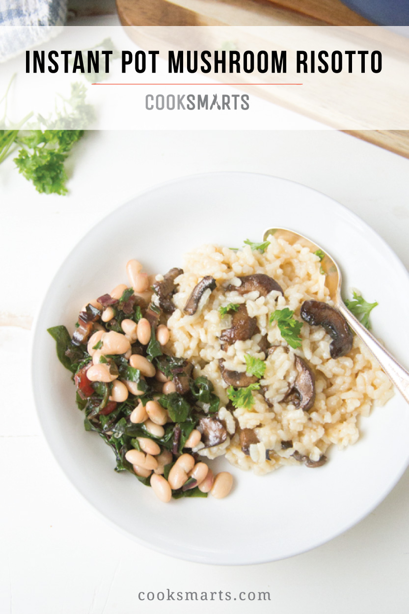 Instant Pot Mushroom Risotto Recipe | Cook Smarts